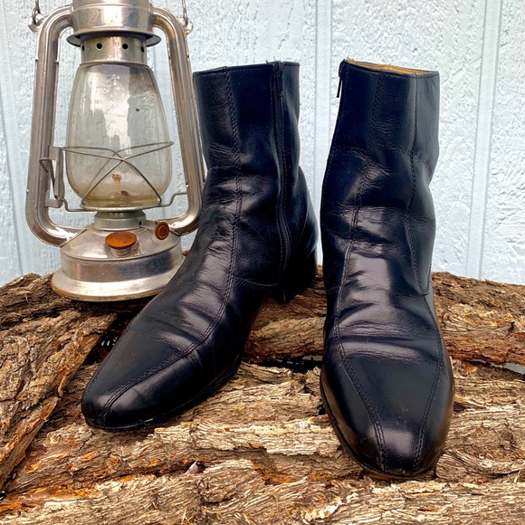 Shoes Vintage Leather Zipper Boots Poshmark